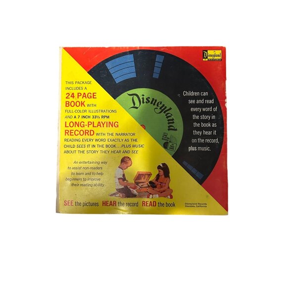 Walt Disneys Story Of The Little House Book & Record Set 33 1/3 RPM 24 Pages - Picture 3 of 3